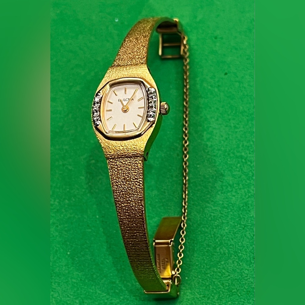 Bulova Women's Vintage Diamond Quartz Watch CO p3